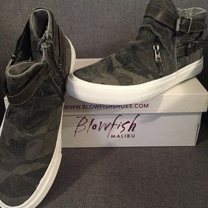 Blowfish Camoflauge Canvas Hightops